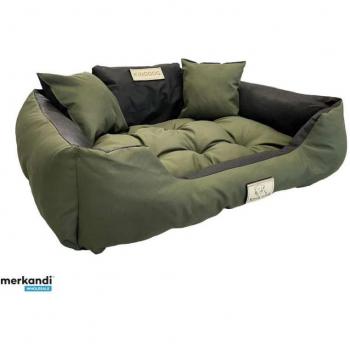 Cama Infantil para Perros KINGDOG 100x75 cm Impermeable Verde