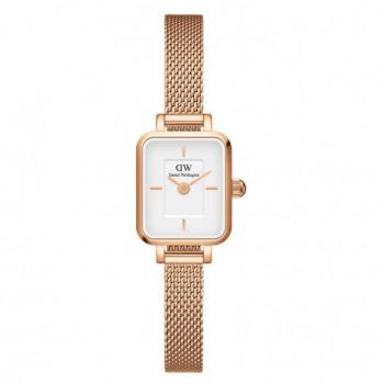 DW Montre Quadro Mini Melrose – Rose Gold – 15,4 × 18,2 mm