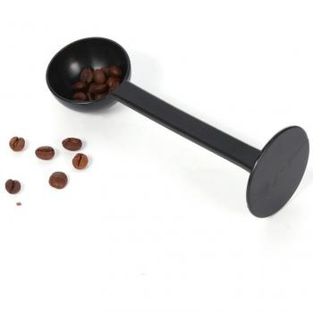 Cuchara Multifuncional 10g para Café y Té – Negro con Soporte