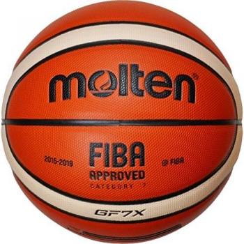 Molten Wettspiel FIBA Basketball – Orange & Ivory, Größe 6