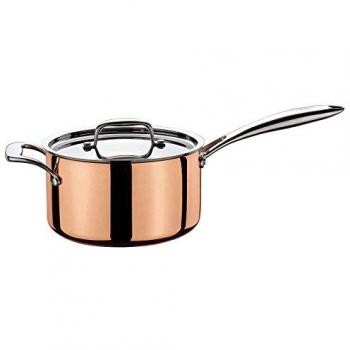 Stielkasserolle Culinox mit Deckel, Ø 20 cm, Edelstahl und Kupferlegierung
