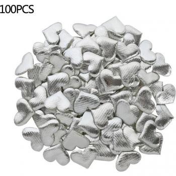 100pcs Heart Confetti Petals for Weddings and Parties