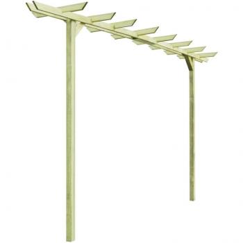 Impregnated Pinewood Pergola for Gardens 360x200x60 cm