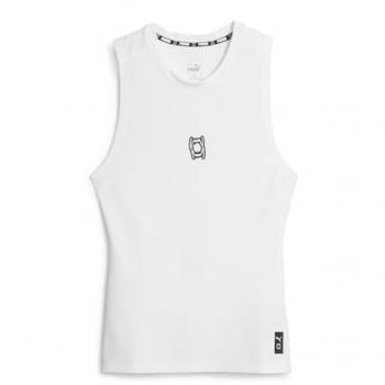 Tanktop de base Puma Hoops Team Blanc