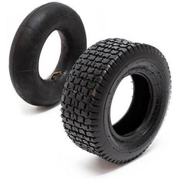Pneu Tracteur Pelouse 18x8.50-8 4pr Chambre à Air Valve Coudée