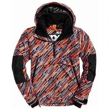 Superdry Herren Windjacke Mountain, orange, XXL