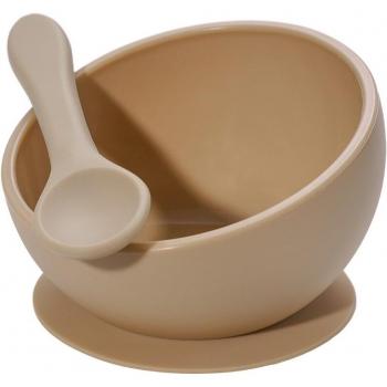 Silicone Baby Feeding Tableware with Anti-Spill Bowl
