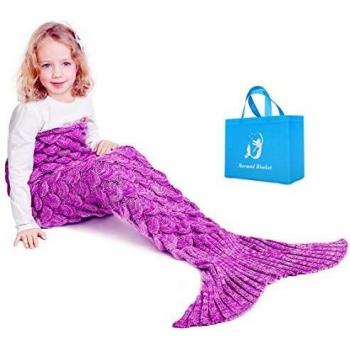 Pink Mermaid Tail Snuggle Blanket