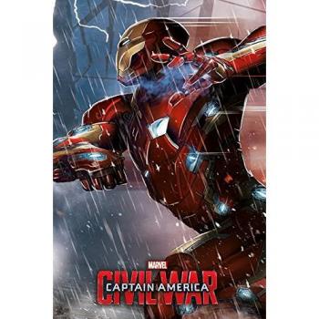 Iron Man vs Captain America – Civil War Scene Art