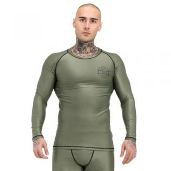 BENLEE Herren Funktionsshirt langarm schmale Passform MOSSBURN Olive/Schwarz