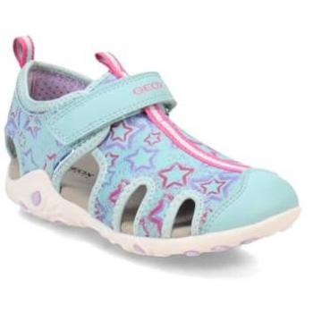 Sandalias Niña Geox Modelo J S Whinberry G Color Verde