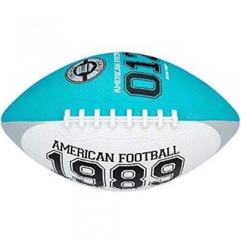 Aqua-White Newport Medium American Football (26cm)