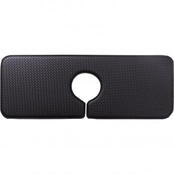 Tapis absorbant en cuir PU pour robinet