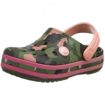 Crocs Crocband Multigraphic Clog, Sabots Mixte Enfant, Rose