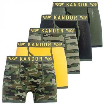 Camobee Men's Olive Camo Boxer Set XL