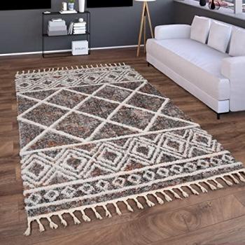 Tapis Chambre Adulte Franges Multicolores 200x280 cm