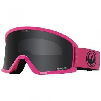 Dragon DX3 OTG Ski Goggles Blasted Pink Lumalens Dark Smoke/CAT3
