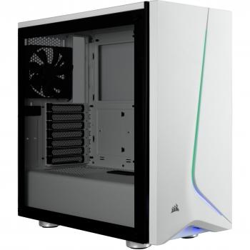 Corsair Carbide SPEC-06 RGB Midi-Tower Gehäuse (Mid-Tower ATX, mit gehärtetem Glas und Tempered Glass Panel) grau