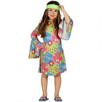 Tenue Hippie Fleurie – Robe petite fille 3-4 ans