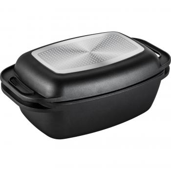 Set di Cottura Lamart Brytfanna Doppia Nero (LT1105)