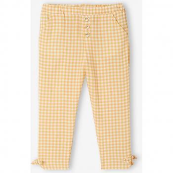 Pantalón pesquero amarillo claro para niña