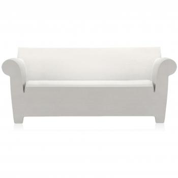 Kartell Bubble Club Sofa – Zinkweiß, 75 × 76 × 189 cm