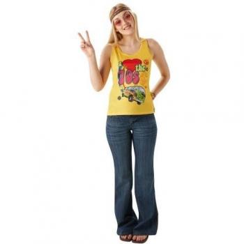 Ensemble veste retrô « I Love The 70’s » féminin