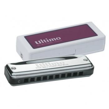 Tombo C‑Key 10‑Hole Ultimo 1810 Silver Harmonica