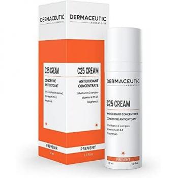 Crème Concentrée Antioxydante C25 de Dermaceutic avec Vitamine C et Ester de Vitamine A