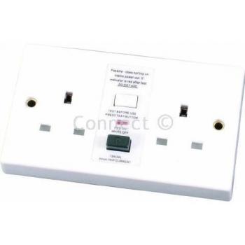 Eterna Twin RCD Socket