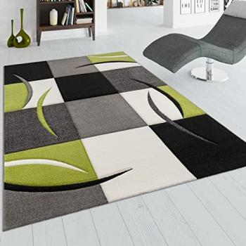 Carreaux Découpés Vert Noir – Paco Home 80×150 cm