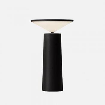 Lampada da Tavolo Cocktail LED 3W 237lm 2700K Nero Metallizzato in Policarbonato e Alluminio Satinato