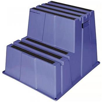 Gradini pesanti con piattaforma 500 mm blu