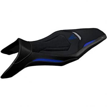 Sella Compatibile MT‑09 13‑20 Asha UltraGrip Blu‑Argento con Logo 4BES