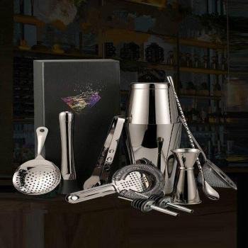 11-delige Cocktailshaker Set voor Barmannen