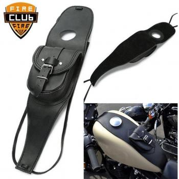 Retro Leder Rucksack für Harley Sportster XL 883 1200, wasserdichte Tanktasche
