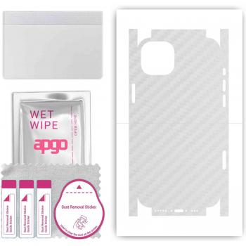 Protection intégrale en film transparent carbone pour Apple iPhone 14