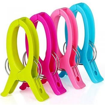 Reinforced Metal Spring Beach Towel Fasteners