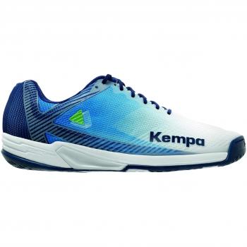 Kempa WING 2.0, Unisex Handballschuhe, Weiß/Navy, 47 EU