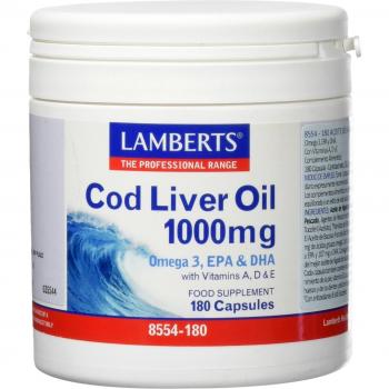 LAMBERTS ACEITE DE HÍGADO DE BACALAO 180CAP