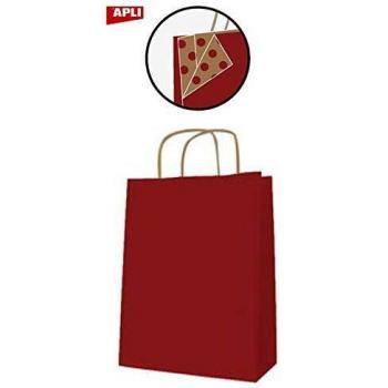 Sacs en papier kraft rouge