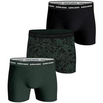 Björn Borg 3 Pack Cotton Stretch Trunk Boxer Shorts for Men