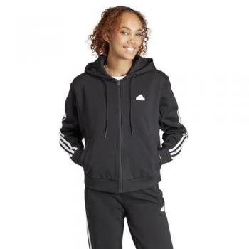 Sudadera Adidas con Gorro Future Icons 3 Franjas