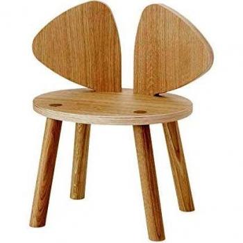 Chaise Mouse Nofred pour enfant en chêne