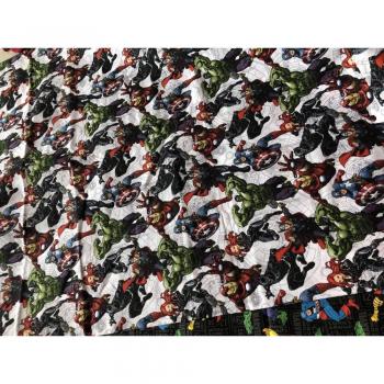 1 Yard White Cotton Patchwork Fabric