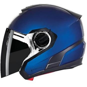 Casque Jet Nolan N40-5 Classico Nobile Bleu Brillant Taille S