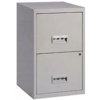 Mueble de archivo 2 cajones color gris