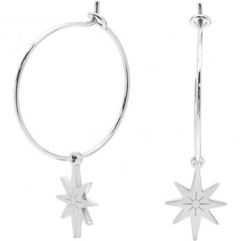 Orecchini Cerchio Argento Nordic Star