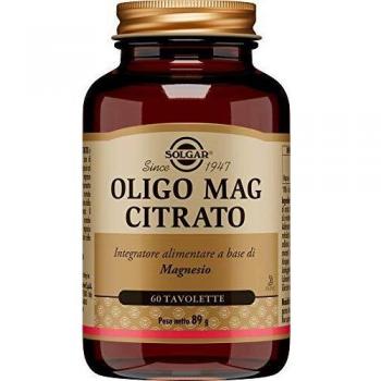 Solgar Oligo Mag Citrato 60 Tavolette