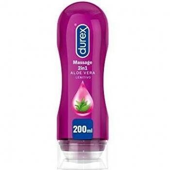 Durex massage 2 dans une Aloe Vera (200 ml) Gel lubrifiant et massage